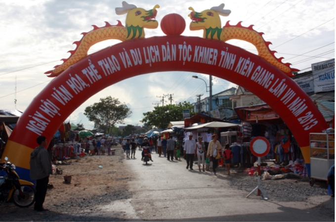 Ngày hội đồng bào dân tộc Khmer huyện Gò Quao